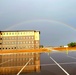 Rainbow and new barracks at Fort McCoy