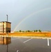 Rainbow and new barracks at Fort McCoy