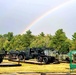 Rainbow over Fort McCoy's historic Commemorative Area