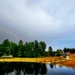 Rainbow over Fort McCoy's historic Commemorative Area