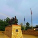 Rainbow over Fort McCoy's historic Commemorative Area