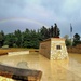 Rainbow over Fort McCoy's historic Commemorative Area