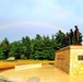 Rainbow over Fort McCoy's historic Commemorative Area