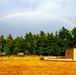 Rainbow over Fort McCoy's historic Commemorative Area