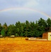 Rainbow over Fort McCoy's historic Commemorative Area