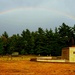 Rainbow over Fort McCoy's historic Commemorative Area