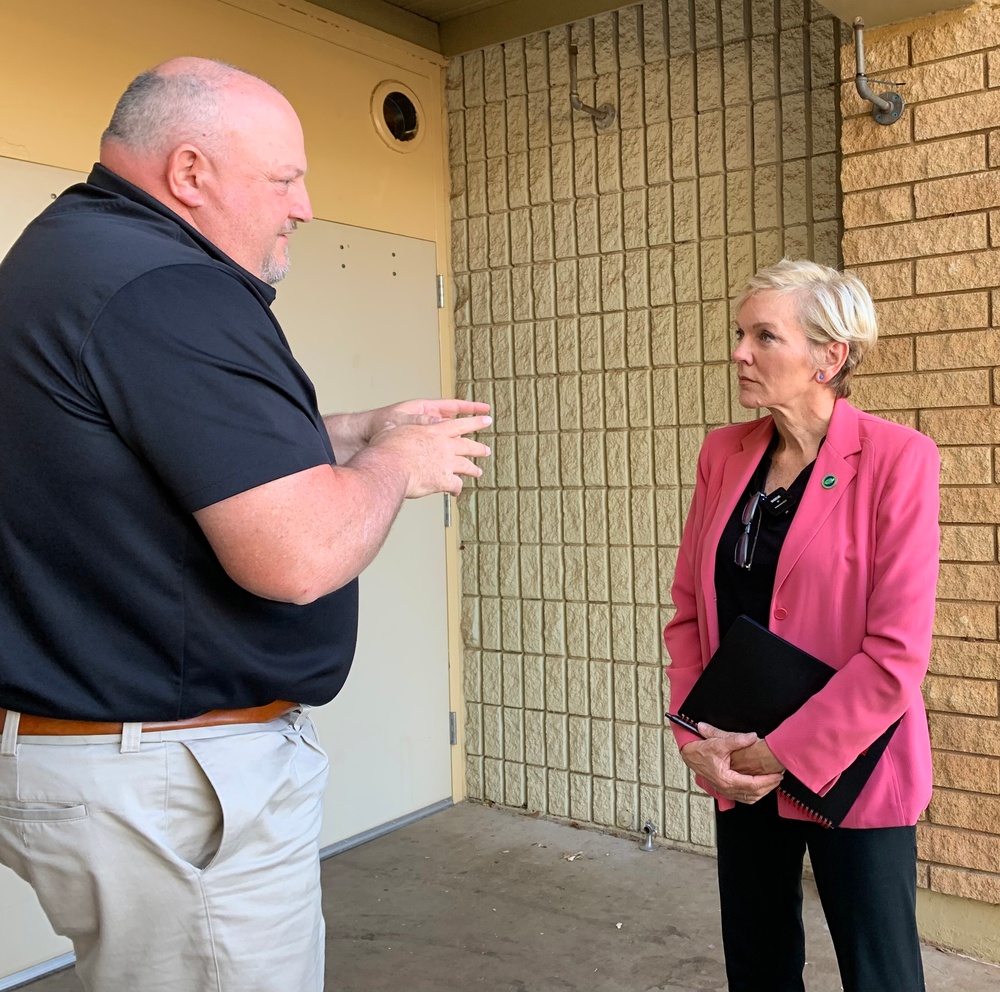 Sec of Energy tours the Lahaina fire area