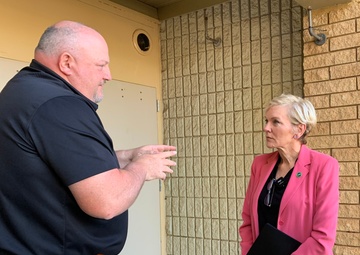 Sec of Energy tours the Lahaina fire area