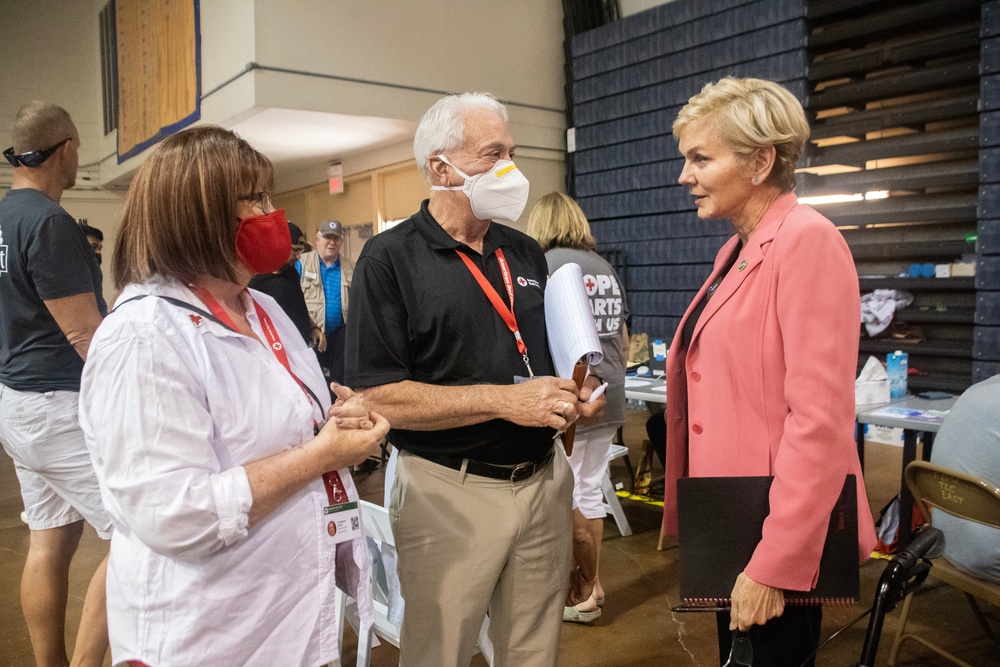 Sec of Energy tours the Lahaina fire area