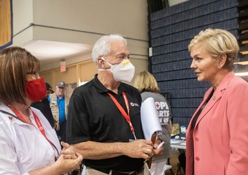 Sec of Energy tours the Lahaina fire area