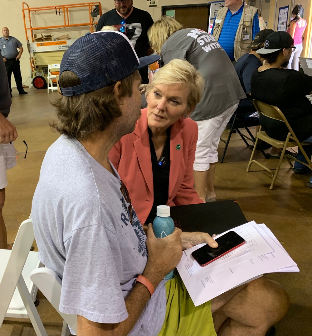 Sec of Energy tours the Lahaina fire area