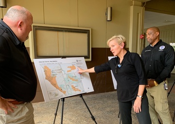 Sec of Energy tours the Lahaina fire area