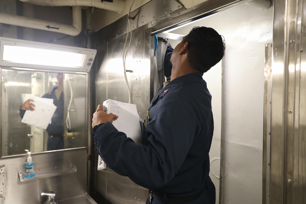 Berthing Inspection Onboard USS Ramage