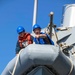 USS Normandy Conducts a Replenishment-at-Sea