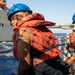 USS Normandy Conducts a Replenishment-at-Sea