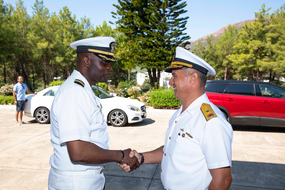 USS Normandy Conducts Office Calls in Turkiye