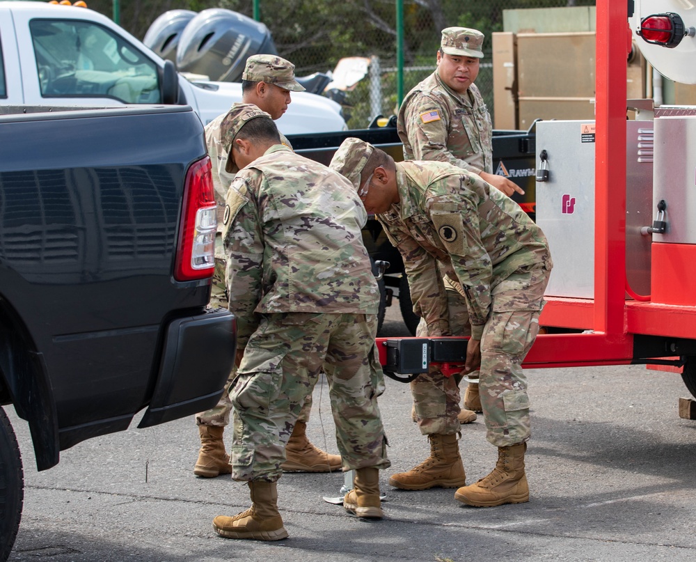 JTF-50 Establish Rapid Response Emergency Siren in Lahaina