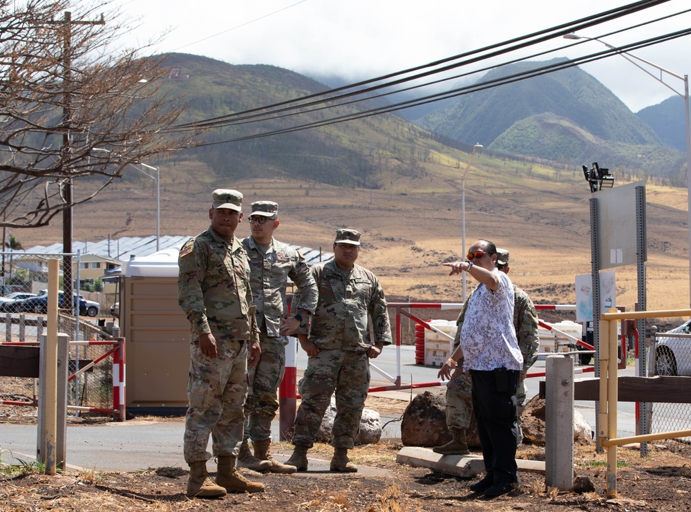 JTF-50 Establish Rapid Response Emergency Siren in Lahaina