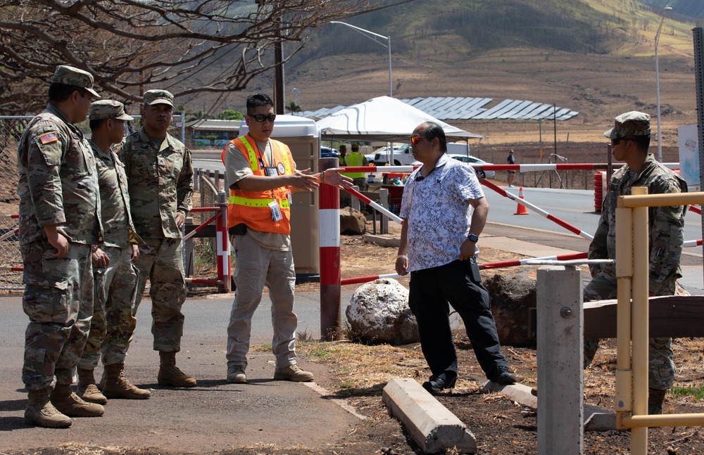 JTF-50 Establish Rapid Response Emergency Siren in Lahaina