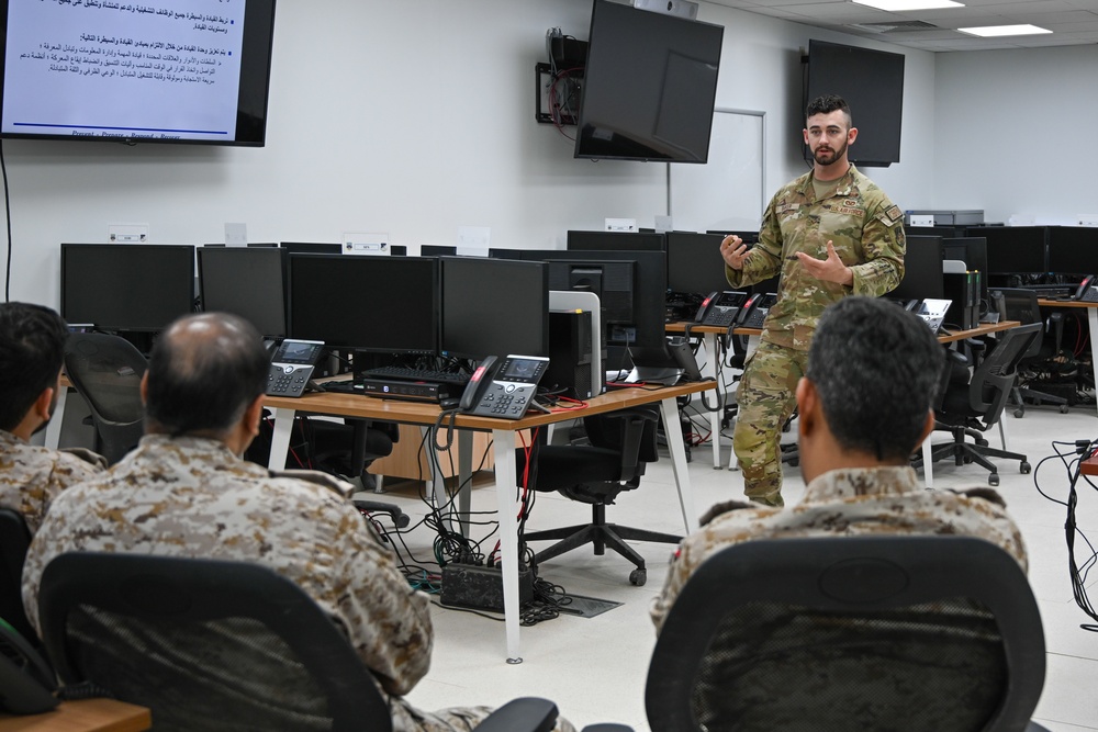 378th ECES showcases EOC to RSAF counterparts