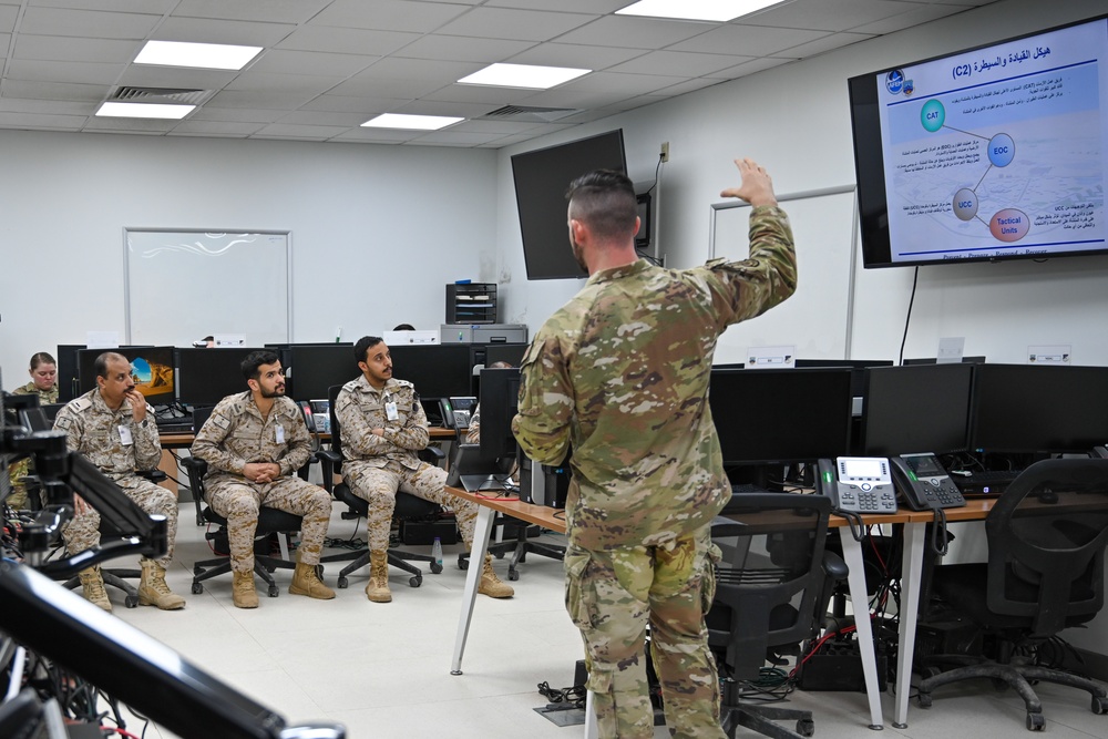 378th ECES showcases EOC to RSAF counterparts