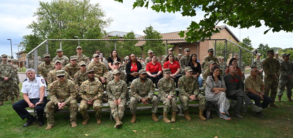 Team Mildenhall members join RAF Lakenheath for 9/11 memorial ceremony