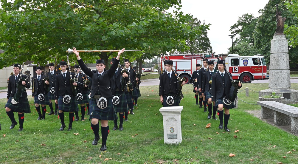 Team Mildenhall members join RAF Lakenheath for 9/11 memorial ceremony