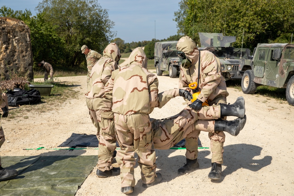 U.S. Army and multinational Soldiers train during Saber Junction 23