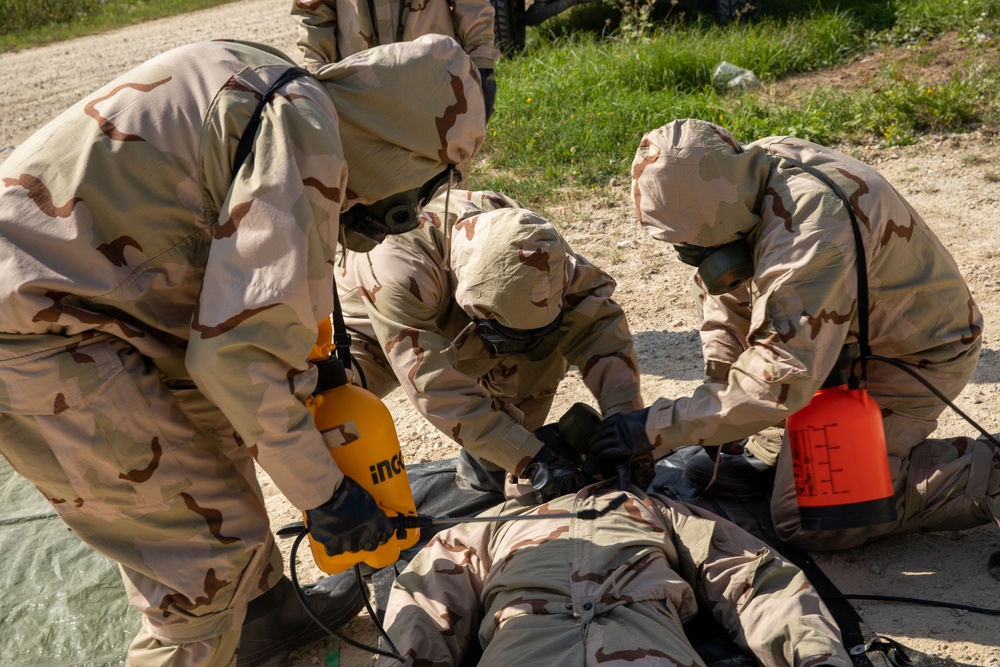 U.S. Army and multinational Soldiers train during Saber Junction 23