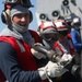 USS Dewey (DDG 105) Conducts Aircraft Firefighting Drill While Operating in the Philippine Sea