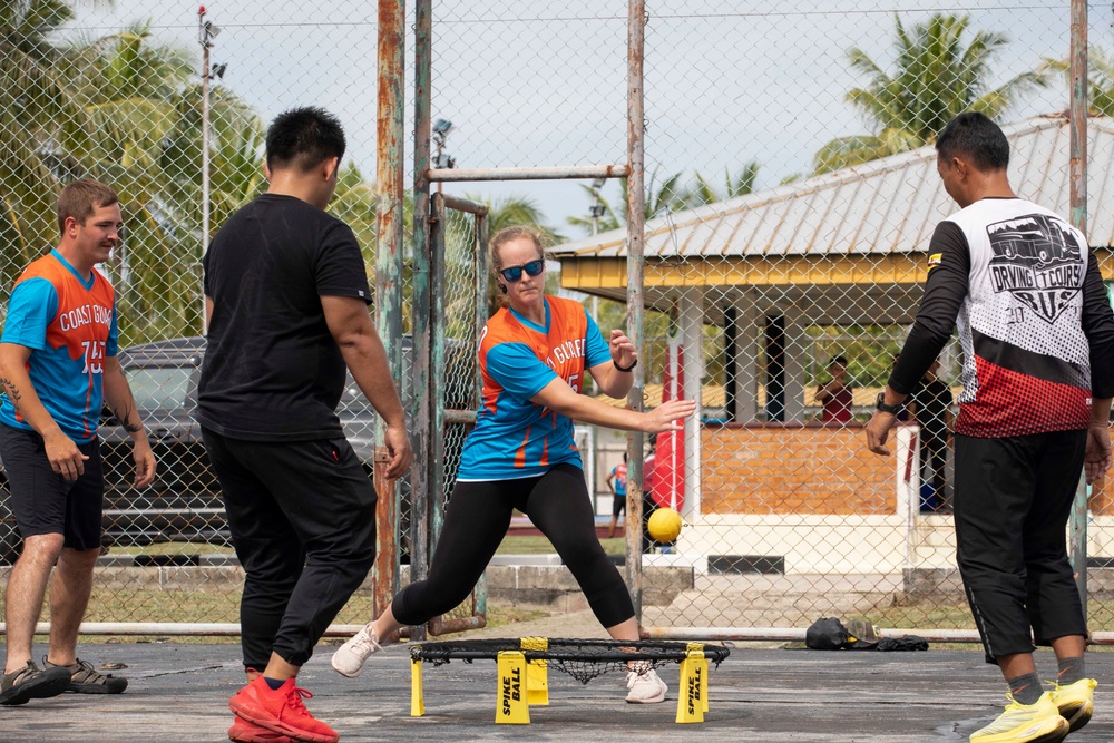 USCGC Munro and Royal Brunei Armed Forces Participate in CARAT Brunei 2023 Sports Day