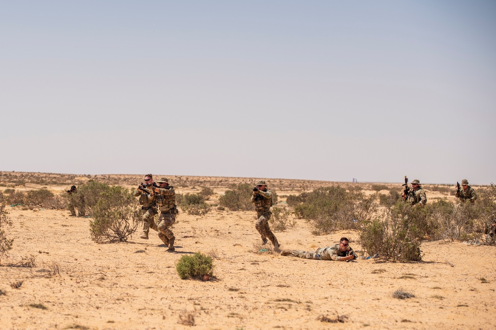 Bright Star 23: U.S. National Guard CQB training