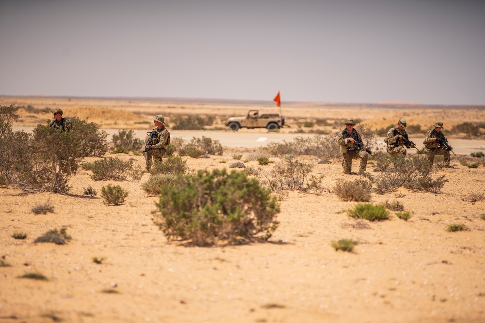 Bright Star 23: U.S. National Guard CQB training