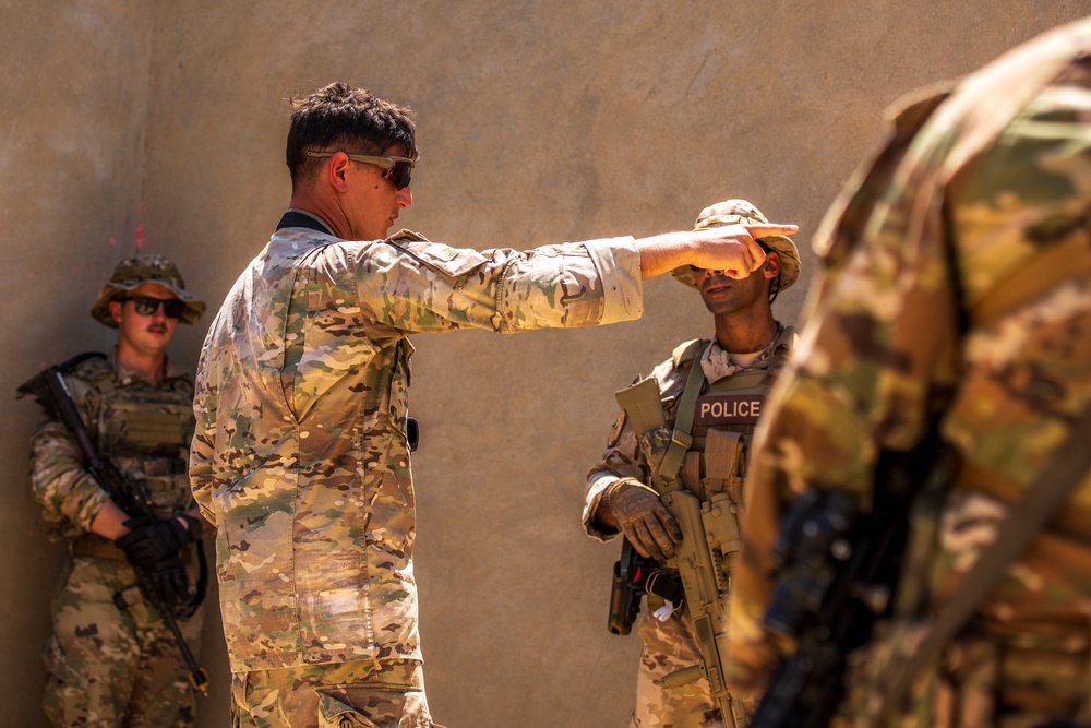 Bright Star 23: U.S. National Guard CQB training