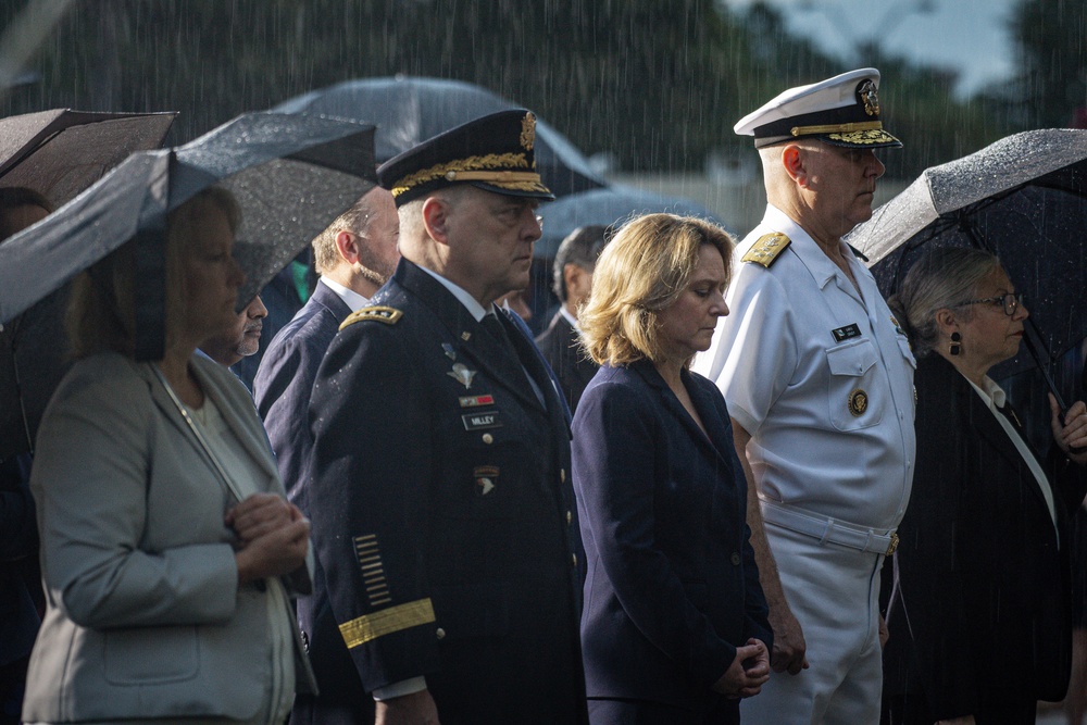 9/11 Flag Unfurling at the Pentagon