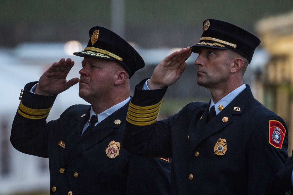 9/11 Flag Unfurling at the Pentagon