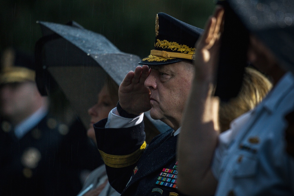 9/11 Flag Unfurling at the Pentagon