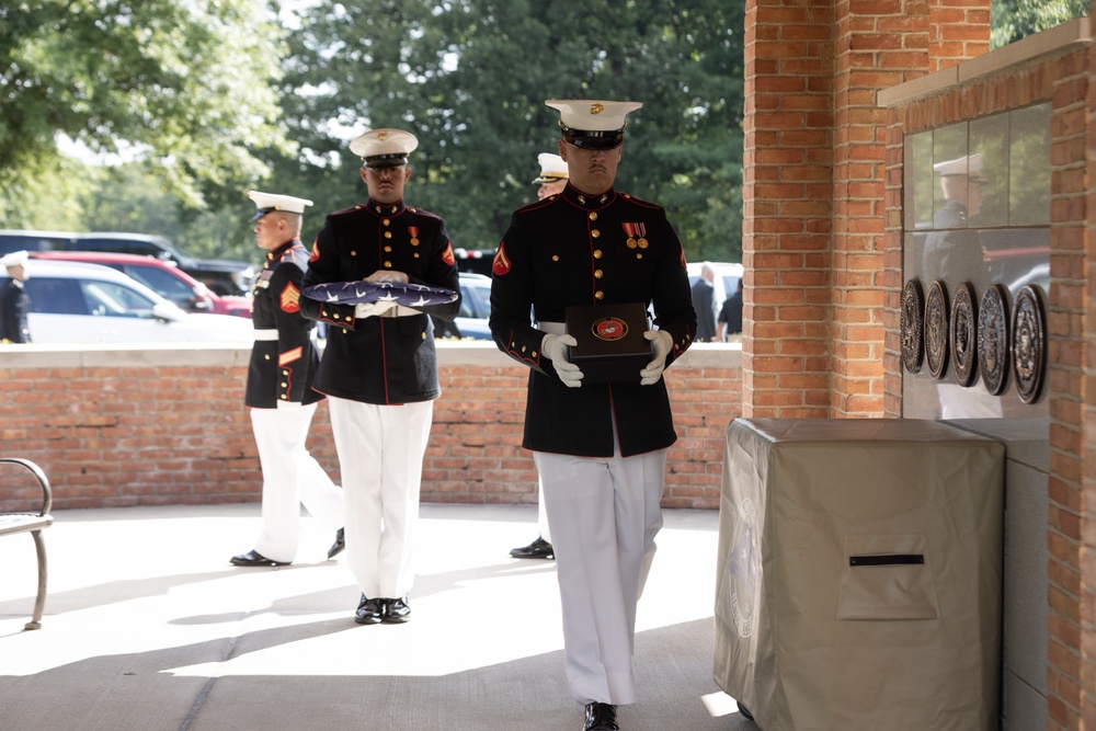 Memorial service for Silver Star, Purple Heart recipient retired LtCol Bayard Victor Taylor