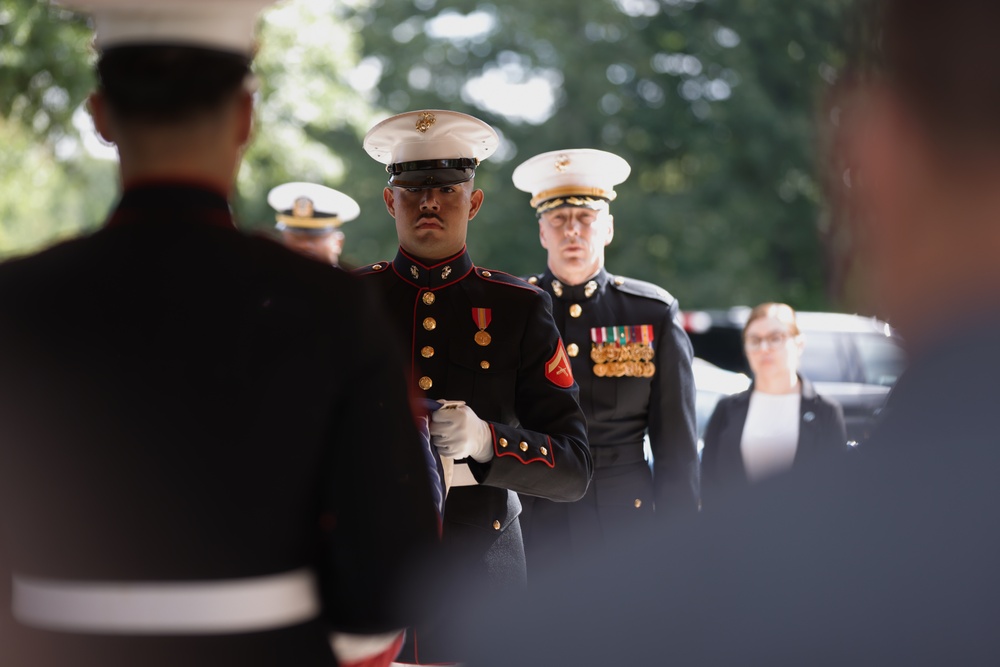 Memorial service for Silver Star, Purple Heart recipient retired LtCol Bayard Victor Taylor