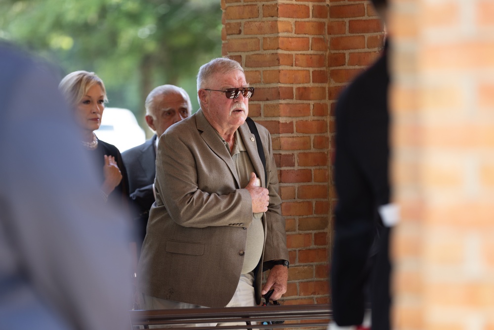 Memorial service for Silver Star, Purple Heart recipient retired U.S. Marines LtCol Bayard Victor Taylor