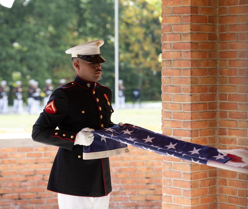 Memorial service for Silver Star, Purple Heart recipient retired LtCol Bayard Victor Taylor