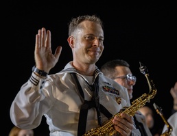 U.S. Naval Forces Europe and Africa Band perform Operation Avalanches’ 80th Anniversary