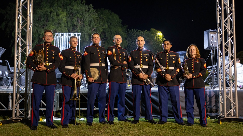 U.S. Naval Forces Europe and Africa Band perform Operation Avalanches’ 80th Anniversary