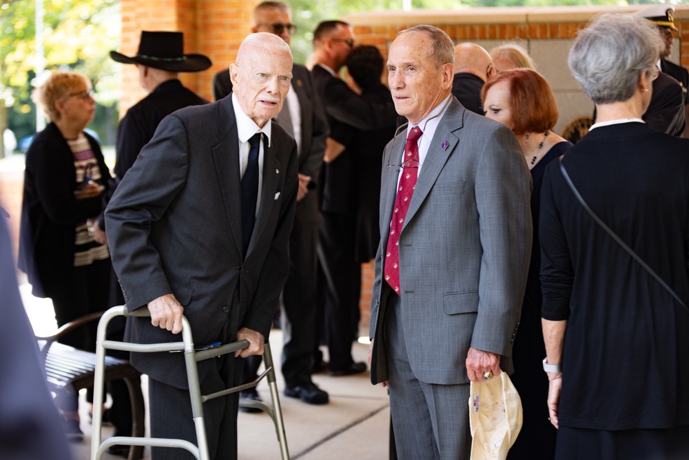 Memorial service for Silver Star, Purple Heart recipient retired LtCol Bayard Victor Taylor