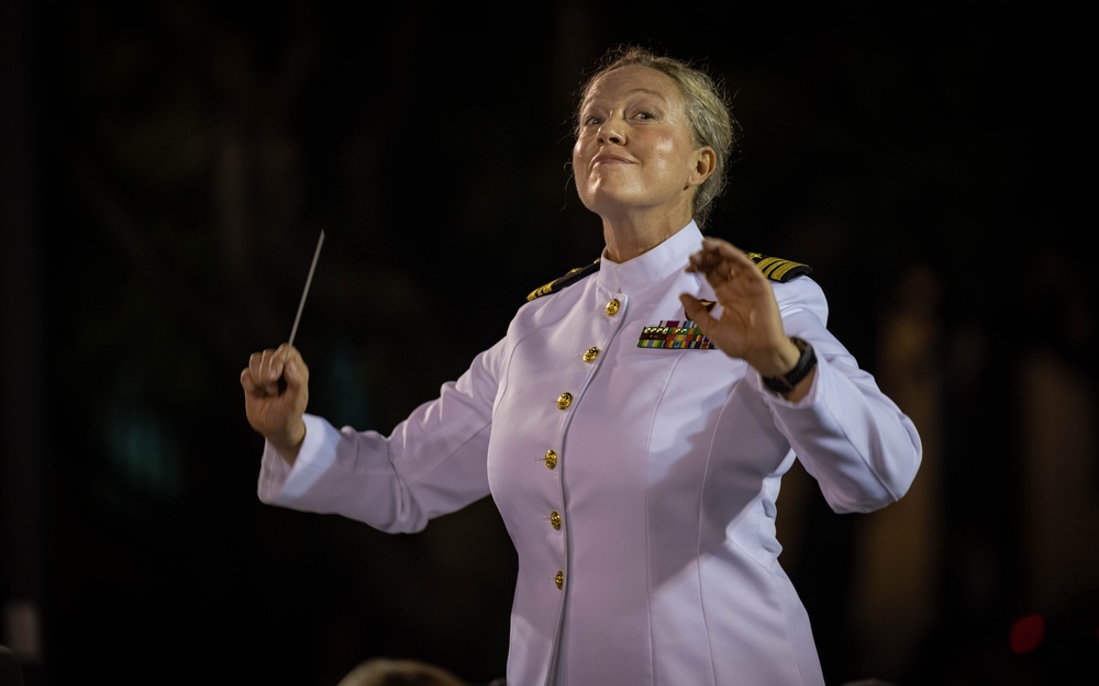 U.S. Naval Forces Europe and Africa Band perform Operation Avalanches’ 80th Anniversary