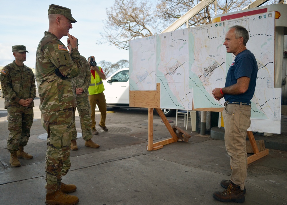 USACE leader tours Hawai’i Wildfire recovery efforts