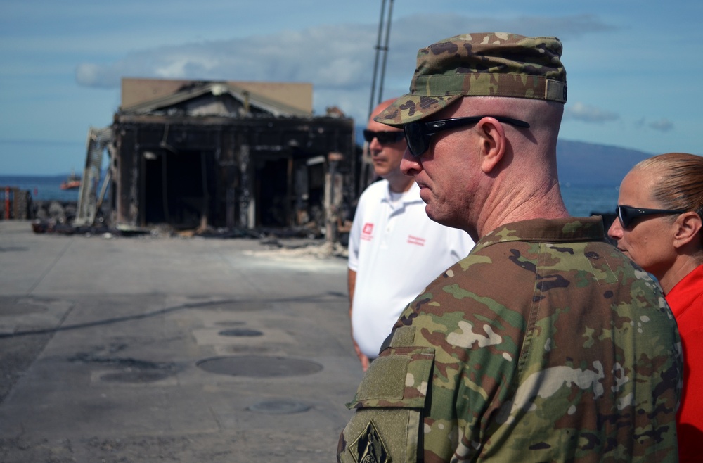 USACE leader tours Hawai’i Wildfire recovery efforts