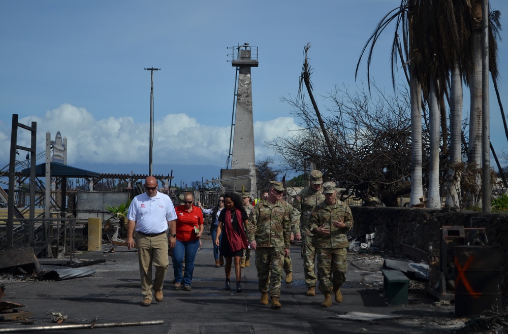 USACE leader tours Hawai’i Wildfire recovery efforts