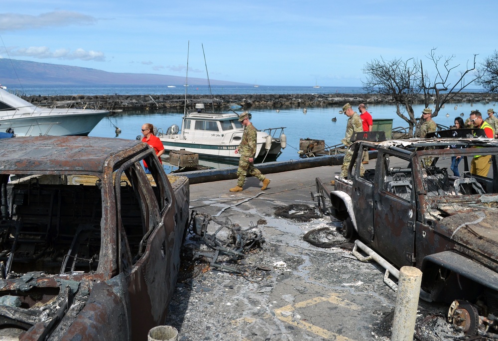 USACE leader tours Hawai’i Wildfire recovery efforts