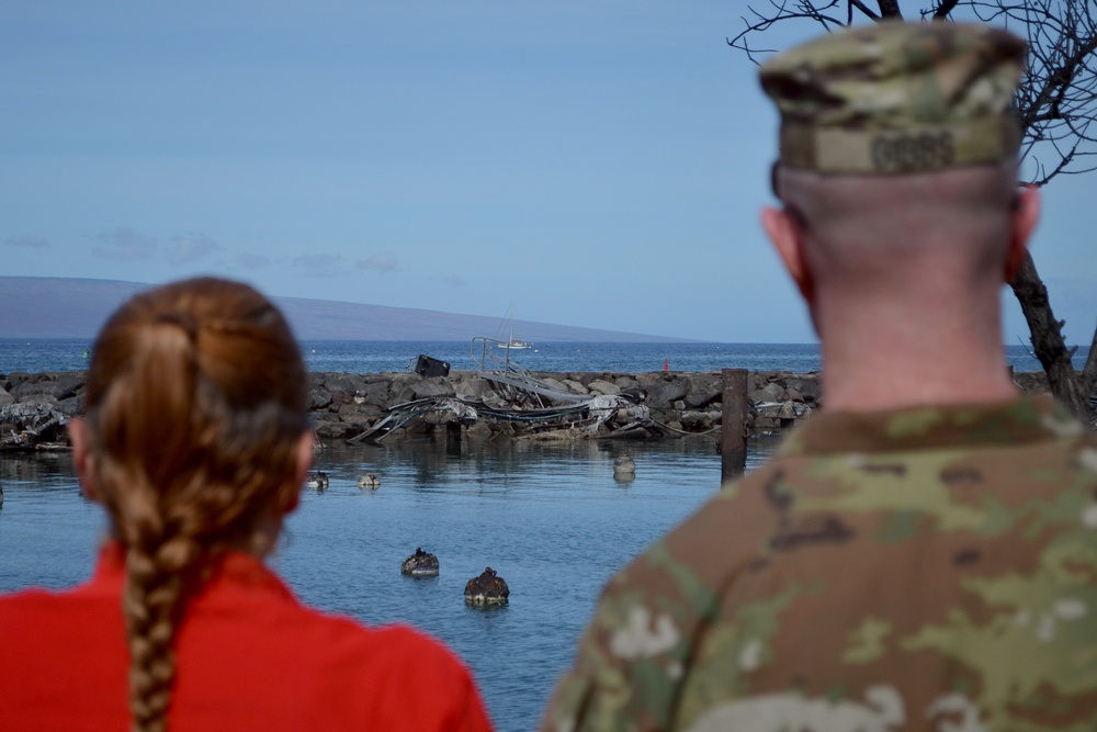 USACE leader tours Hawai’i Wildfire recovery efforts